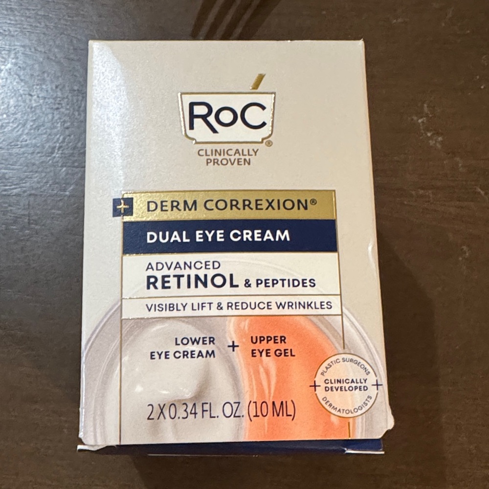 Derm Correxion Dual Eye Cream - White and Orange